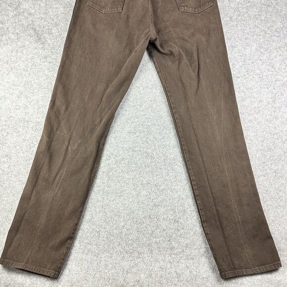 Vintage Wrangler Jeans Mens 36 Long Brown Western Cowboy Workwear Made in USA - Picture 8 of 14